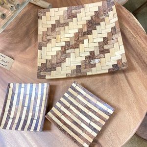 Bamboo Plate 3pc Set